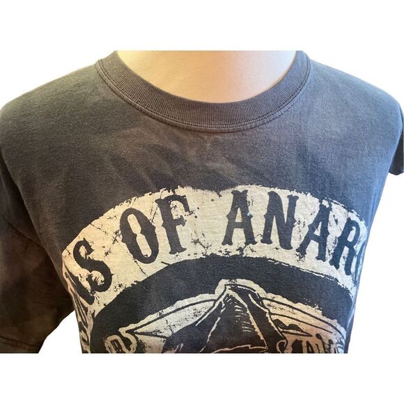 Sons of Anarchy Gray Crewneck T-Shirt Size M - Picture 9 of 10